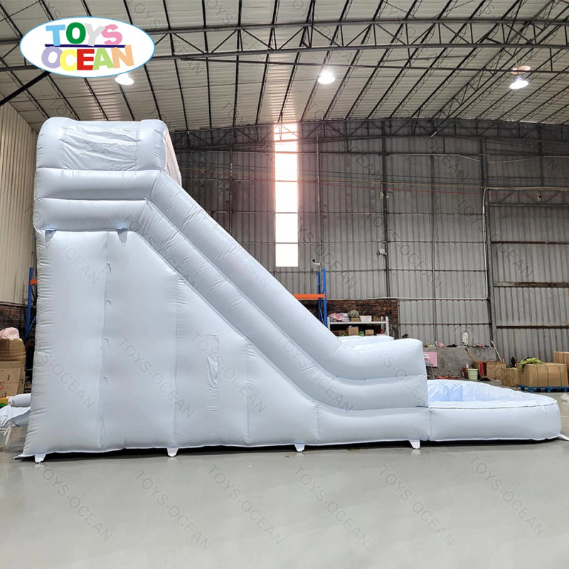 Customized Single Color 0.55mm - đánh giá và giá Water Slide Inflatable