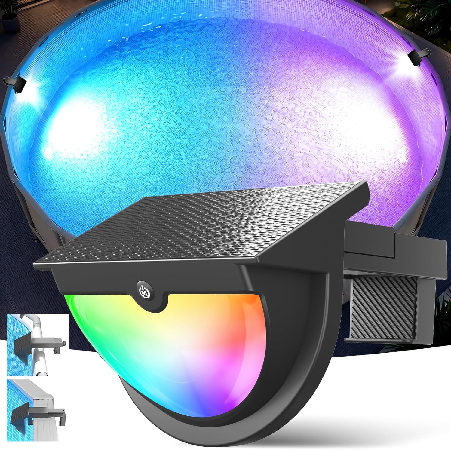 Solar Pool Lights All Season M - đánh giá và giá Pool Light Solar Rechargeable