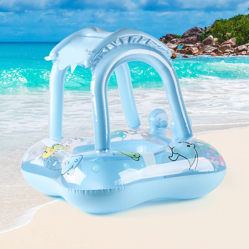 Kids Baby Pool Float with Sun  - đánh giá và giá Pool Float Ring Inflatable