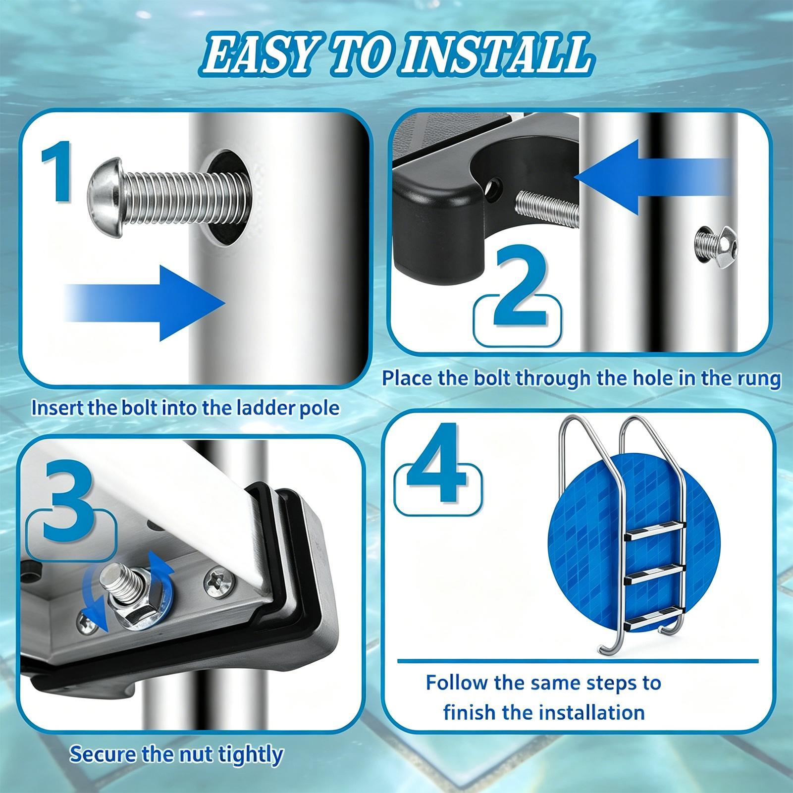 Pool Ladder Steps Replacement  - đánh giá và giá Pool Ladder Above Ground