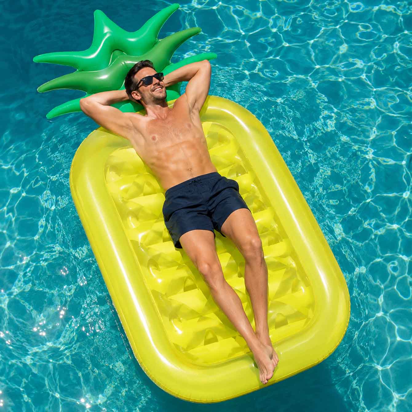 Inflatable Pool Float, Inflata - đánh giá và giá Pool Lounger Inflatable
