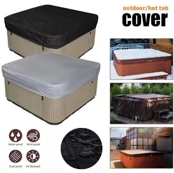 Spa Hot Tub Dust Cover Bathtub - đánh giá và giá Pool Cover Waterproof
